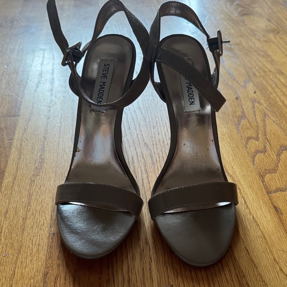 Steve Madden Women's Tan Strappy Heels